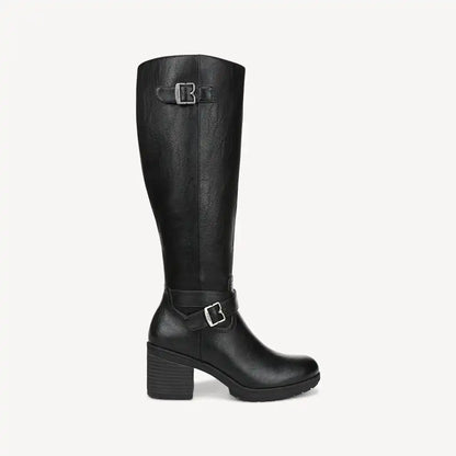 Women's Prairie Wide Calf Block Heel Knee High Boot