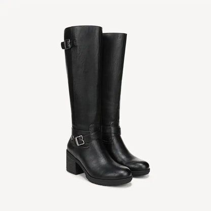 Women's Prairie Wide Calf Block Heel Knee High Boot