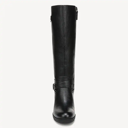 Women's Prairie Wide Calf Block Heel Knee High Boot