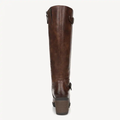 Women's Prairie Wide Calf Block Heel Knee High Boot